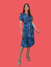 Charger l'image dans la galerie, Robe vintage Soline - Coupe portefeuille. Taille XS, 34, 36