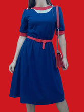 Charger l'image dans la galerie, Robe vintage Lydia - Empiècement filet. Taille S, 36, 38