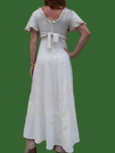 Charger l'image dans la galerie, Robe vintage Ella - Romantique, blanche. Taille XS, 34, 36