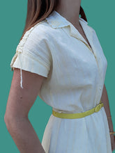 Charger l'image dans la galerie, Robe vintage Léna - Col brodé. Taille M, 38, 40. Fabriqué en France