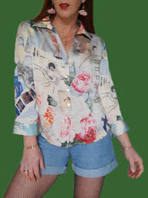 Charger l'image dans la galerie, Chemisier "Seconde" Anissa - Pure soie pastel romantique. Taille M, 38, 40. Gérard Darel. Made in France