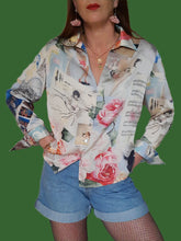 Charger l'image dans la galerie, Chemisier "Seconde" Anissa - Pure soie pastel romantique. Taille M, 38, 40. Gérard Darel. Made in France