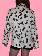 Charger l'image dans la galerie, Chemisier vintage Jésabelle - Coton et soie, imprimé moucheté. Taille L, 40, 42. Cacharel. Made in Bulgaria