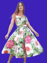 Charger l'image dans la galerie, Robe vintage Danielle - Marguerites. Taille XL, 42, 44