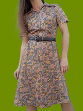 Charger l'image dans la galerie, Robe vintage Sacha - Col pelle à tarte. Taille S, 36, 38
