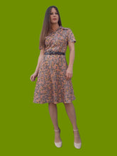 Charger l'image dans la galerie, Robe vintage Sacha - Col pelle à tarte. Taille S, 36, 38