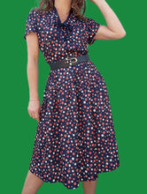 Charger l'image dans la galerie, Robe vintage Marcelle - A pois. Taille M, 38, 40