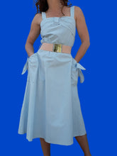 Charger l'image dans la galerie, Robe vintage Valériane - En coton. Taille M, 38, 40. Fabriqué en France