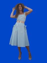 Charger l'image dans la galerie, Robe vintage Valériane - En coton. Taille M, 38, 40. Fabriqué en France