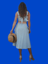 Charger l'image dans la galerie, Robe vintage Valériane - En coton. Taille M, 38, 40. Fabriqué en France