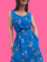 Charger l'image dans la galerie, Robe Elvire - Imprimé floral. Taille L, 40, 42. Fabriqué en France