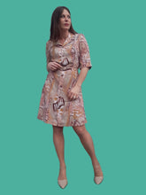 Charger l'image dans la galerie, Robe vintage Sonia - Toute boutonnée. Taille M, 38, 40. Fabriqué en France