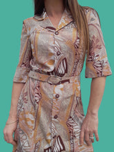 Charger l'image dans la galerie, Robe vintage Sonia - Toute boutonnée. Taille M, 38, 40. Fabriqué en France
