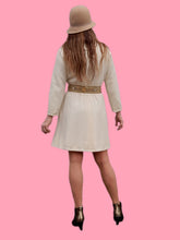 Charger l'image dans la galerie, Manteau vintage Charlène - Blanc cassé. Taille XS, 34, 36. Pierre Cardin Paris.