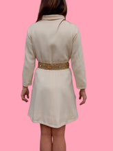 Charger l'image dans la galerie, Manteau vintage Charlène - Blanc cassé. Taille XS, 34, 36. Pierre Cardin Paris.