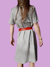 Charger l'image dans la galerie, Robe vintage Annie - Col chemisier. Taille M, 38, 40. Fabriqué en France