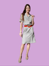 Charger l'image dans la galerie, Robe vintage Annie - Col chemisier. Taille M, 38, 40. Fabriqué en France