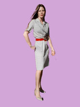 Charger l'image dans la galerie, Robe vintage Annie - Col chemisier. Taille M, 38, 40. Fabriqué en France