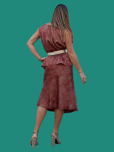 Charger l'image dans la galerie, Ensemble vintage Pauline - Dégradé Tie & Dye en Soie. Taille XL, 42, 44. Feraud