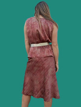 Charger l'image dans la galerie, Ensemble vintage Pauline - Dégradé Tie & Dye en Soie. Taille XL, 42, 44. Feraud