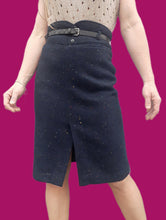 Charger l'image dans la galerie, Ensemble vintage Cléa - Veste & jupe crayon mouchetés. Taille M, 38, 40. Cacharel. Made in France