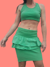 Charger l'image dans la galerie, Ensemble vintage Sandrine - A volants. Taille S, 36, 38. Tam Tam Sagaie. Fabriqué en France