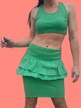 Charger l'image dans la galerie, Ensemble vintage Sandrine - A volants. Taille S, 36, 38. Tam Tam Sagaie. Fabriqué en France