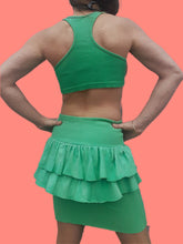 Charger l'image dans la galerie, Ensemble vintage Sandrine - A volants. Taille S, 36, 38. Tam Tam Sagaie. Fabriqué en France