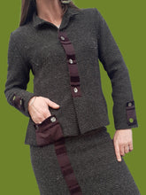 Charger l'image dans la galerie, Ensemble vintage Noémie - Prune. Taille S, 36, 38. Jean Gabriel.