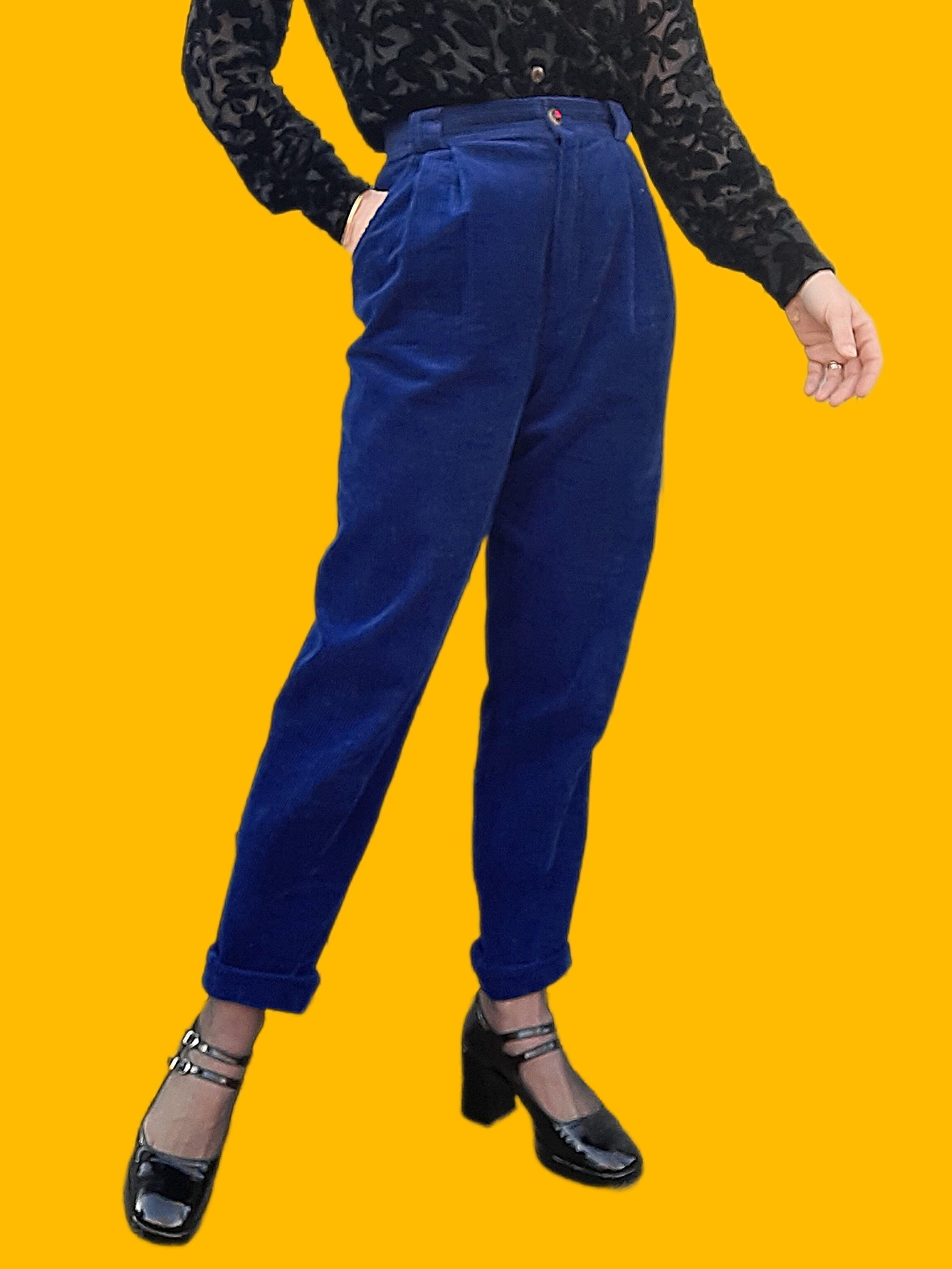 Chemisier Vintage Louis Féraud Taille 38 - Polyester Bleu - Occasion Très Bon état