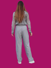 Charger l'image dans la galerie, Pantalon à pont vintage Lison - Carreaux vichy. Taille XL, 42, 44. Patrice Bréal. Made in France.