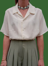 Charger l'image dans la galerie, Chemisette vintage Noûr - Broderies Egyptiennes. Taille XL, 42, 44. Claude Bauer.