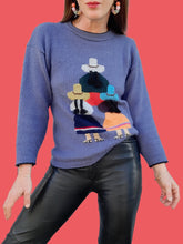 Charger l'image dans la galerie, Pull vintage Norma - Poupée Péruviennes. Taille M, 38, 40.