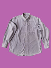 Charger l'image dans la galerie, Chemise "Seconde" Simon - Grise à carreaux blanc. Taille M, 38, 40. Lacoste.