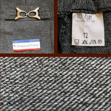 Charger l'image dans la galerie, Jupe vintage Odile - Coupe évasée. Taille L, 40, 42. Fabriqué en France