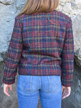 Charger l'image dans la galerie, Veste vintage Clarisse - Tweed de laine texturé. Taille M, 38, 40. Nathalie Andersen. Made in France
