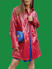 Ciré 'Seconde' Lidia - Vernis rose cerise. Taille XXL, 44, 46. Armor-Lux