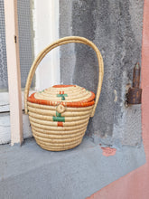Charger l&#39;image dans la galerie, Petit panier Renée - En osier tressé. Style Amérindien.
