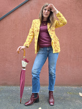 Charger l'image dans la galerie, 📿🍍Parapluie Alice - Grand modèle bicolore bordeaux et blanc. Breaker.
