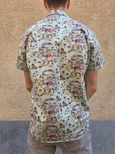 Charger l'image dans la galerie, Chemise vintage Zazpi - Exploration et carte du pays Basque. Taille M, 38, 40. Ttilika. Made in Portugal
