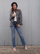 Charger l&#39;image dans la galerie, Veste vintage Avril - Imprimé feuillage. Taille XXL, 44, 46
