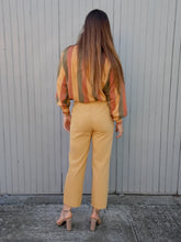 Charger l&#39;image dans la galerie, Pantalon vintage Soline - Moutarde. Taille M, 38, 40. Fabriqué en France
