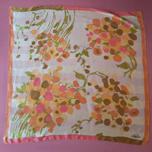 Charger l&#39;image dans la galerie, Foulard vintage Ophélie - Torrente Paris Ligne II. 85 x 85.
