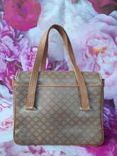 Charger l&#39;image dans la galerie, Sac vintage Luce - Motif Macadam beige et brun. Logo Triomphe. Céline. Made in Italy
