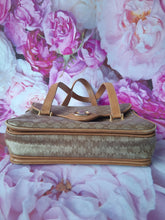 Charger l&#39;image dans la galerie, Sac vintage Luce - Motif Macadam beige et brun. Logo Triomphe. Céline. Made in Italy
