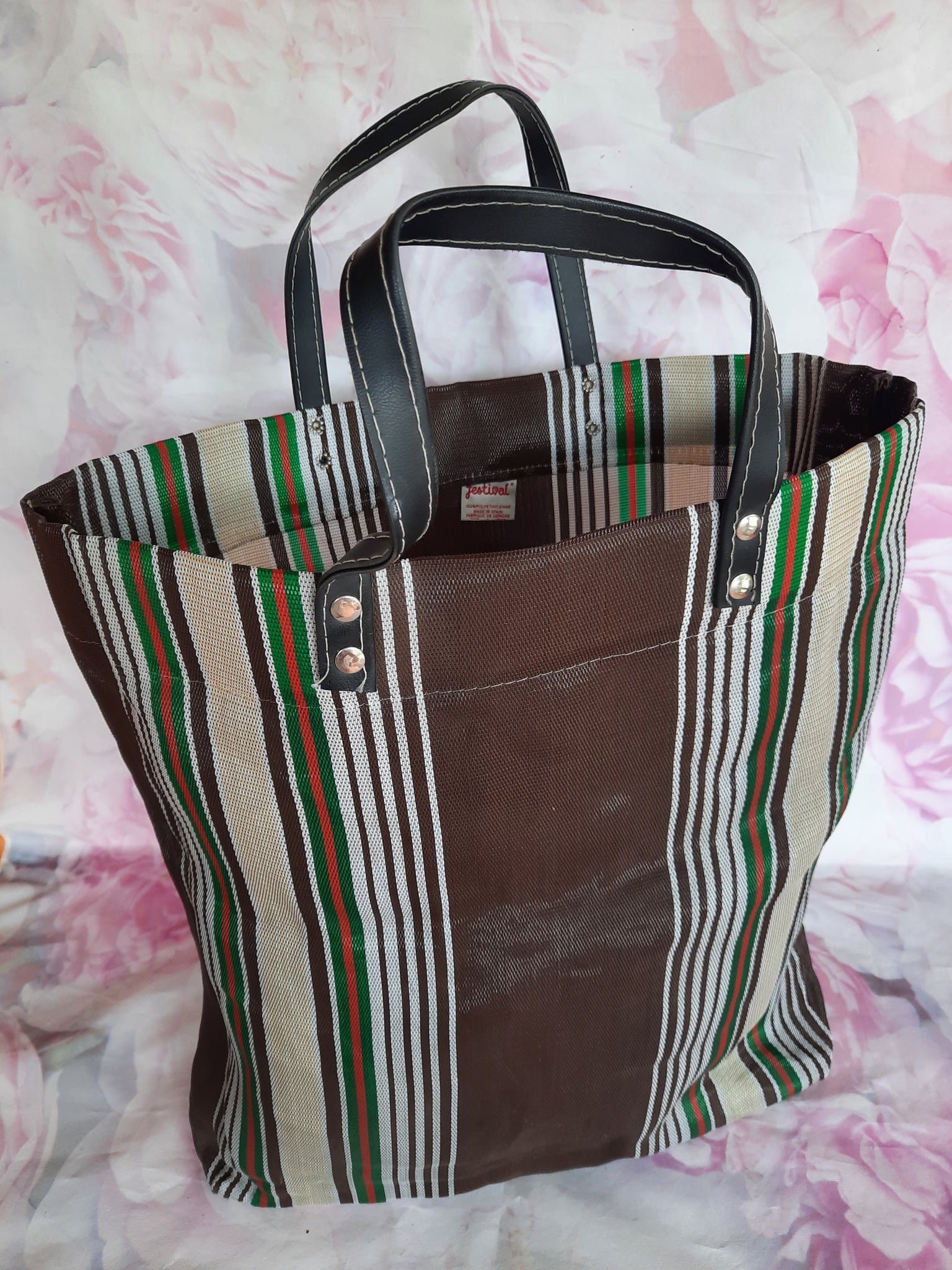 Cabas Vintage# Ancien grand Sac de course Brabantia (à main Cabas Vintage# Ancien grand Sac de course Brabantia (à main