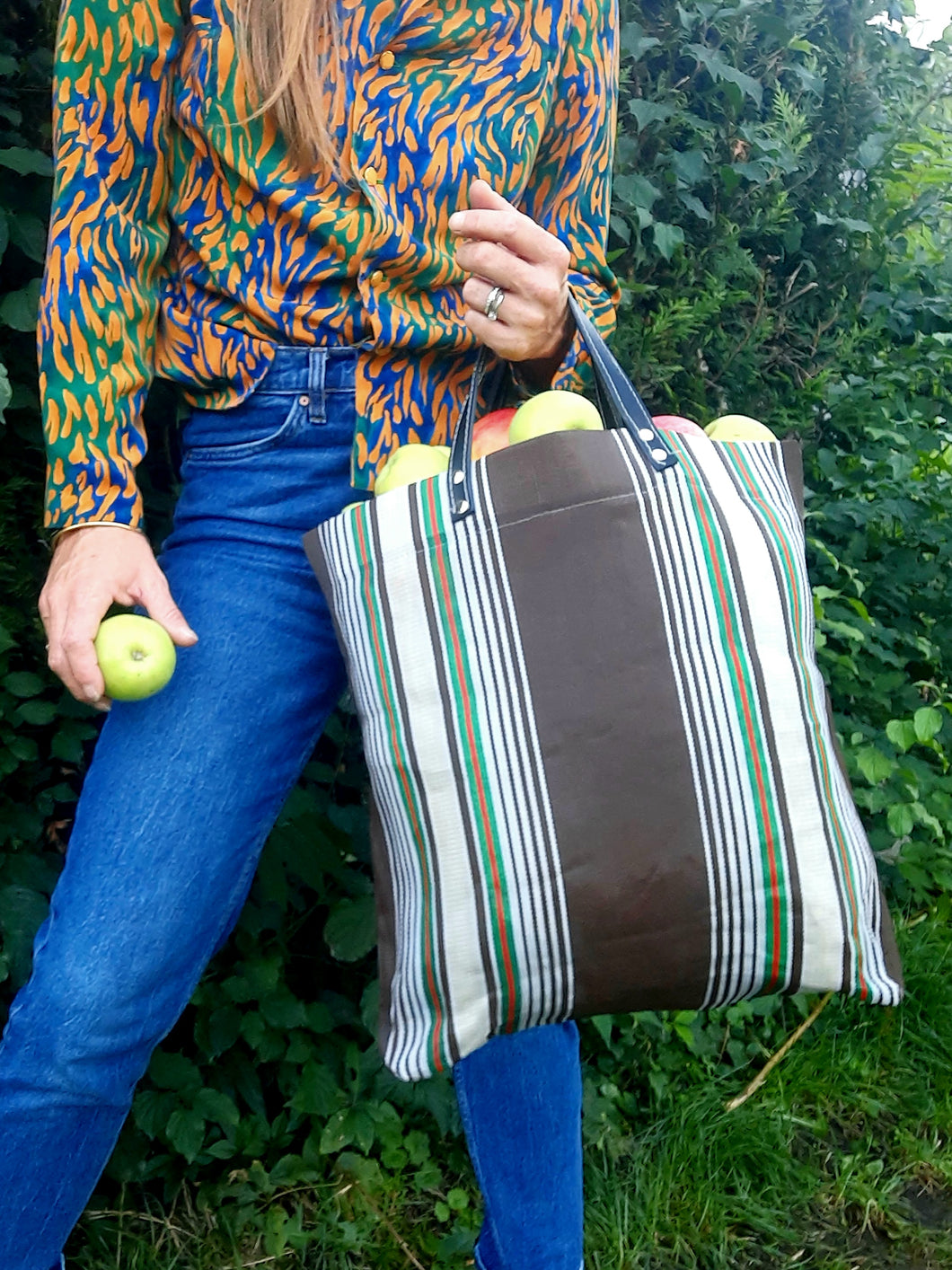 Sac vintage Carmen - Grand cabas de course. Made in Spain.