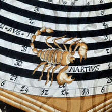 Charger l&#39;image dans la galerie, Foulard vintage Christina - Signes astrologiques.
