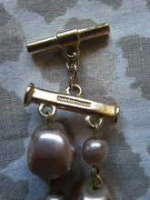 Charger l'image dans la galerie, Collier Darcy - Double rangs de perles champagnes. Agatha. Made in France
