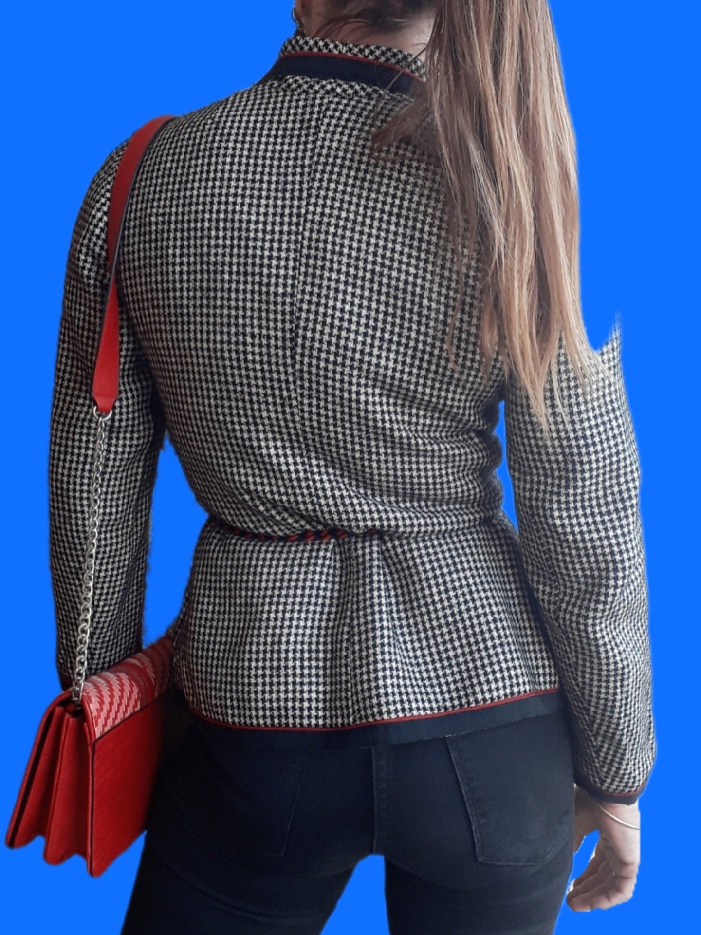 Veste Balmain Taille 38 - Soie - Noire - Occasion Parfait état